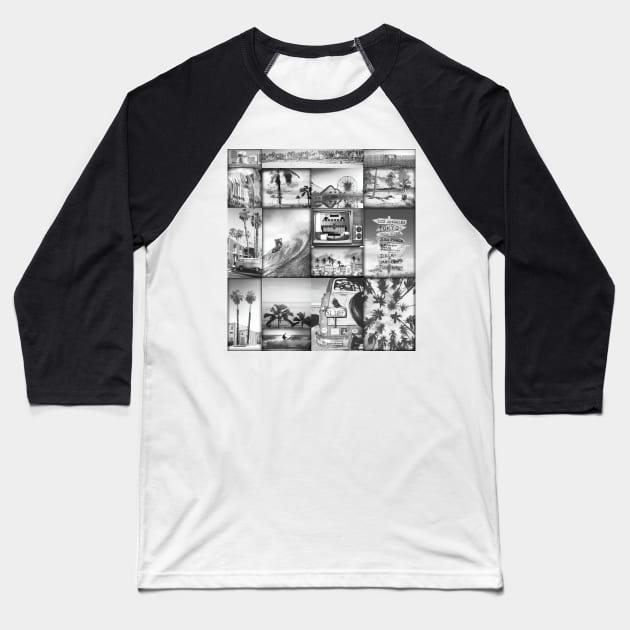 beach Baseball T-Shirt by CHRONIN